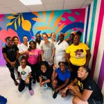 fresque au service pédiatrie de l’hôpital